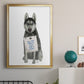 Love and Husky - Modern Framed Canvas Print