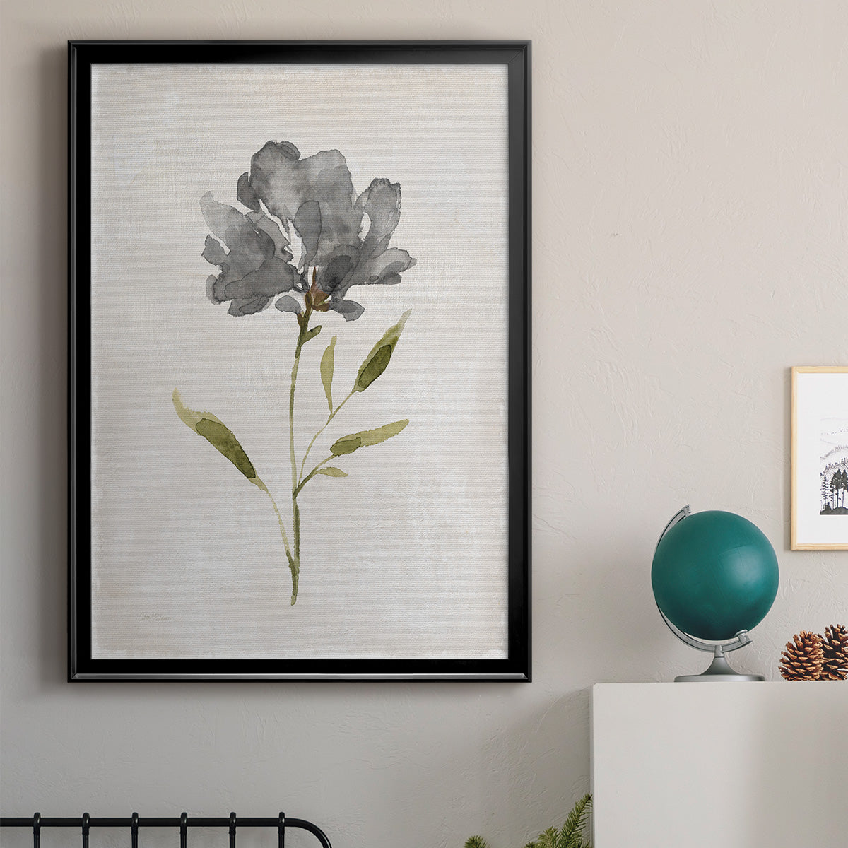 Botanical Beauty II - Modern Framed Canvas Print