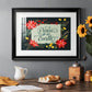 Bright Christmas Night  II - Modern Framed Art Print