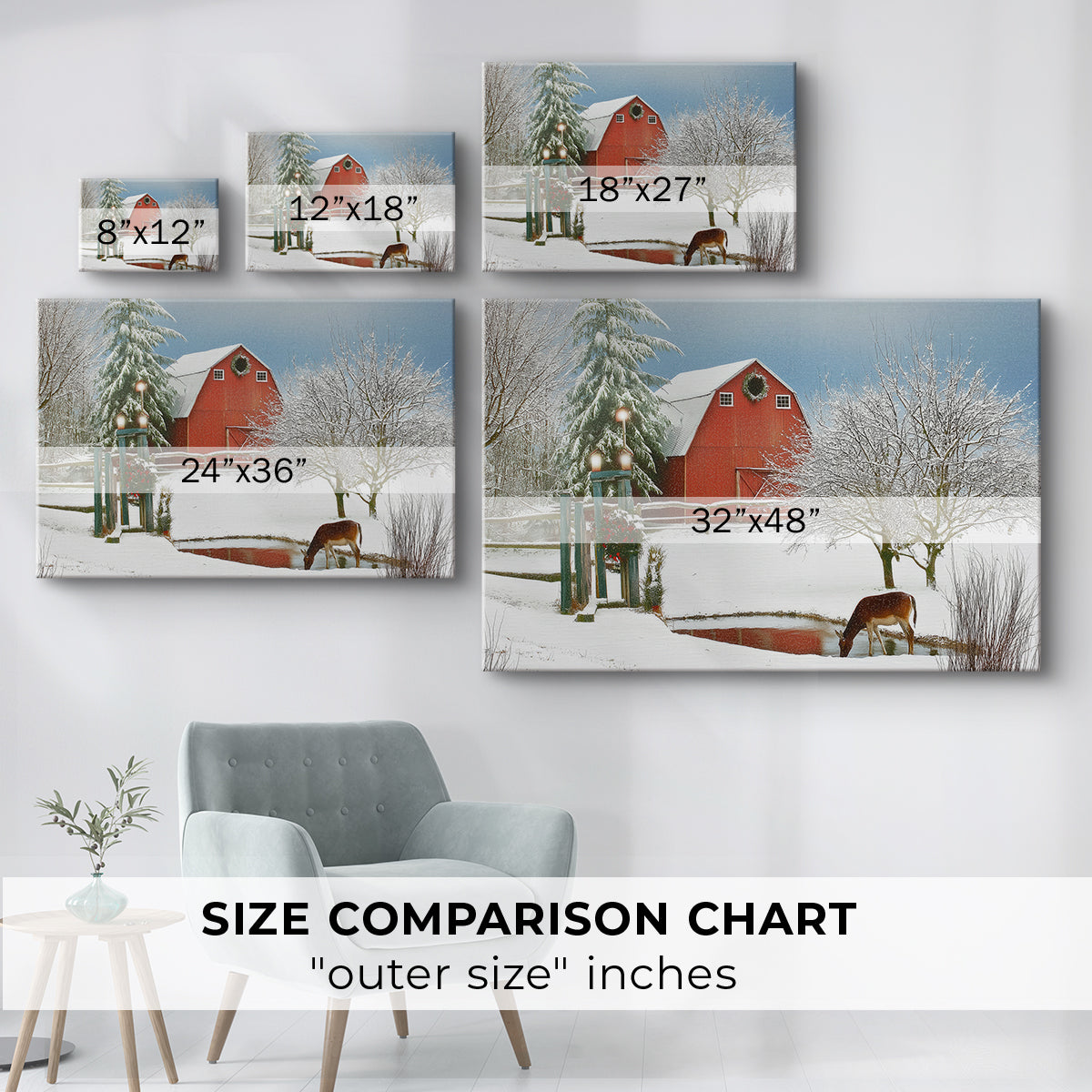 Silver Twilight Carol - Canvas Art Print