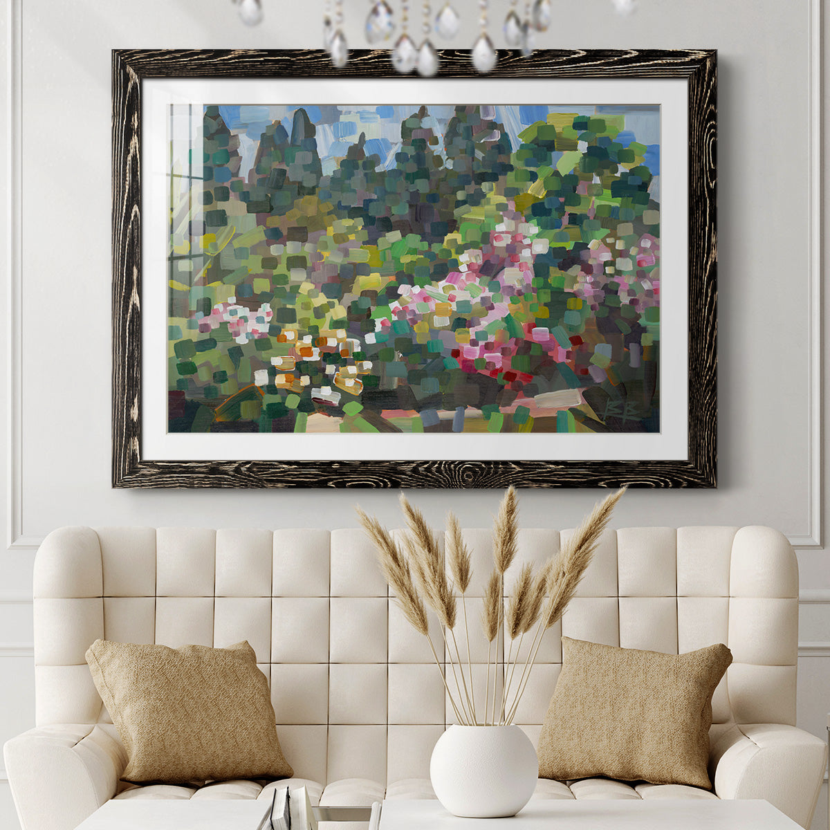 Arboretum in Spring-Premium Framed Print - Ready to Hang