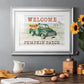 Pumpkin Patch - Modern Framed Art Print