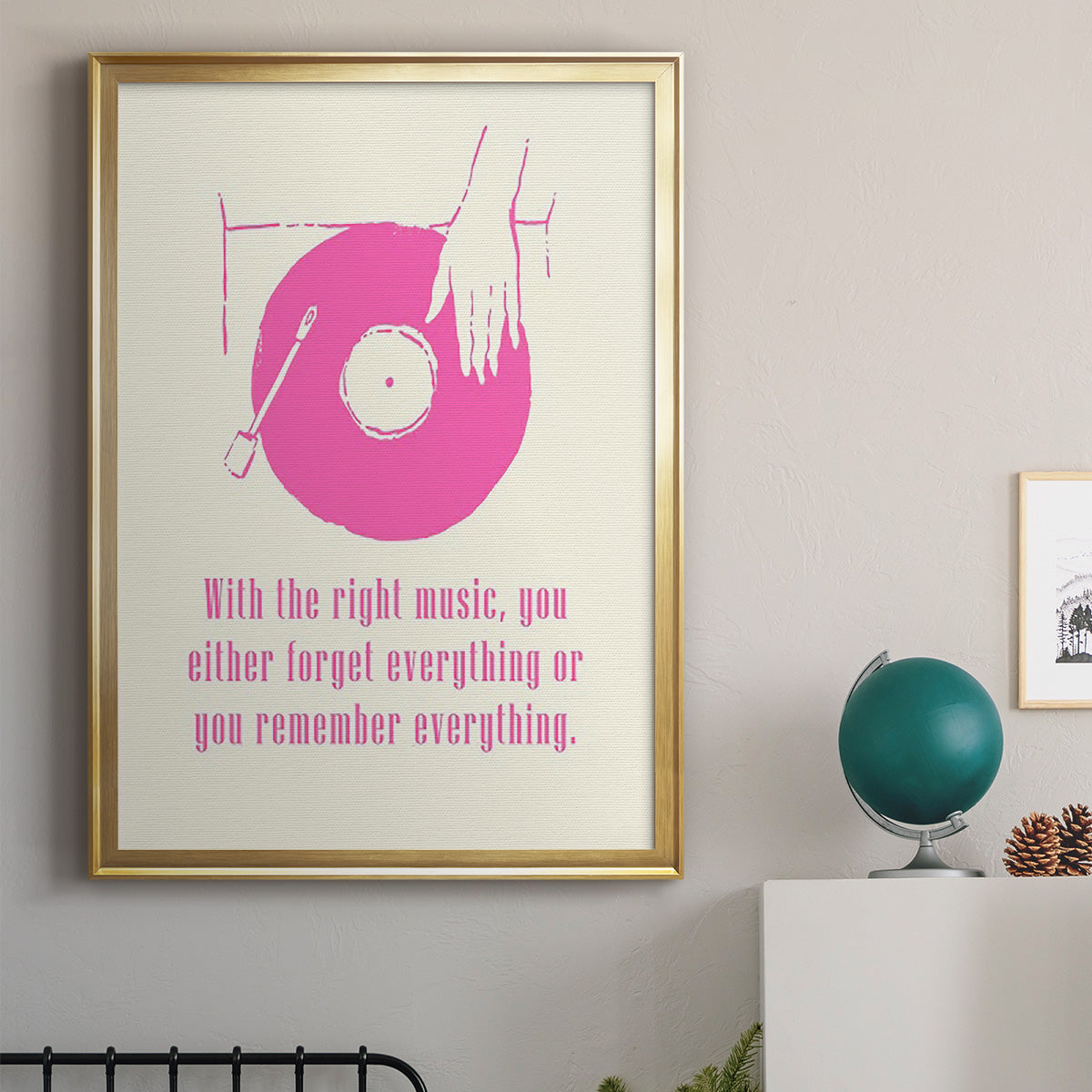 Sweet Melody I - Modern Framed Canvas Print