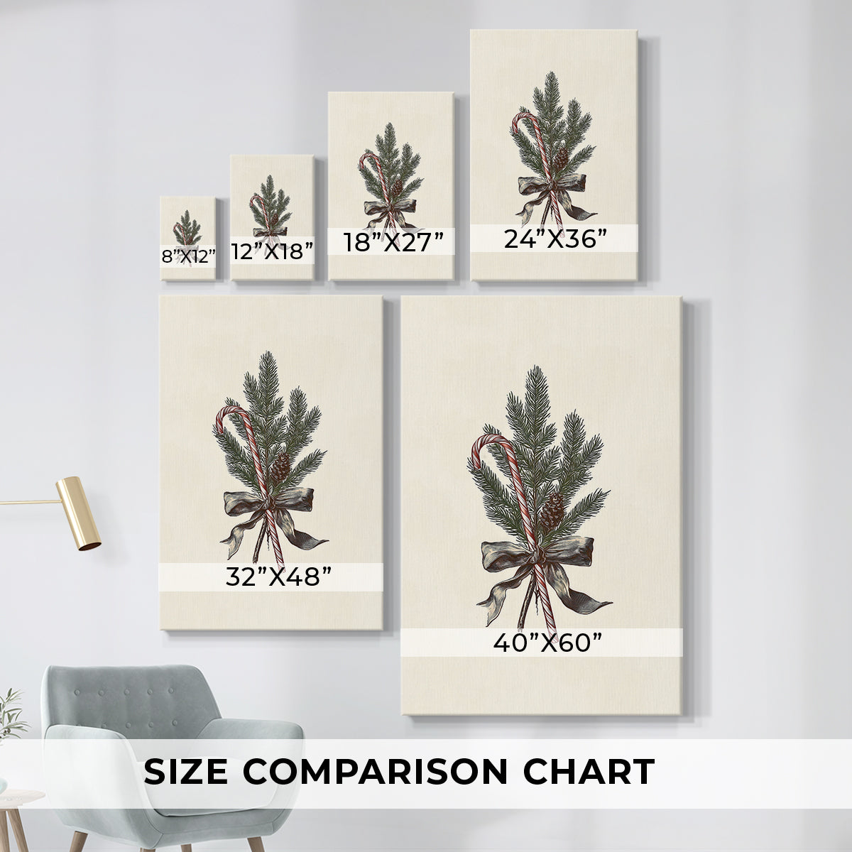 Evergreen of Pearled Carol - Canvas Art Print