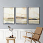 Slate Movement I - Framed Premium Gallery Wrapped Canvas L Frame 3 Piece Set - Ready to Hang