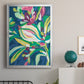 Blue Tropics II - Modern Framed Canvas Print