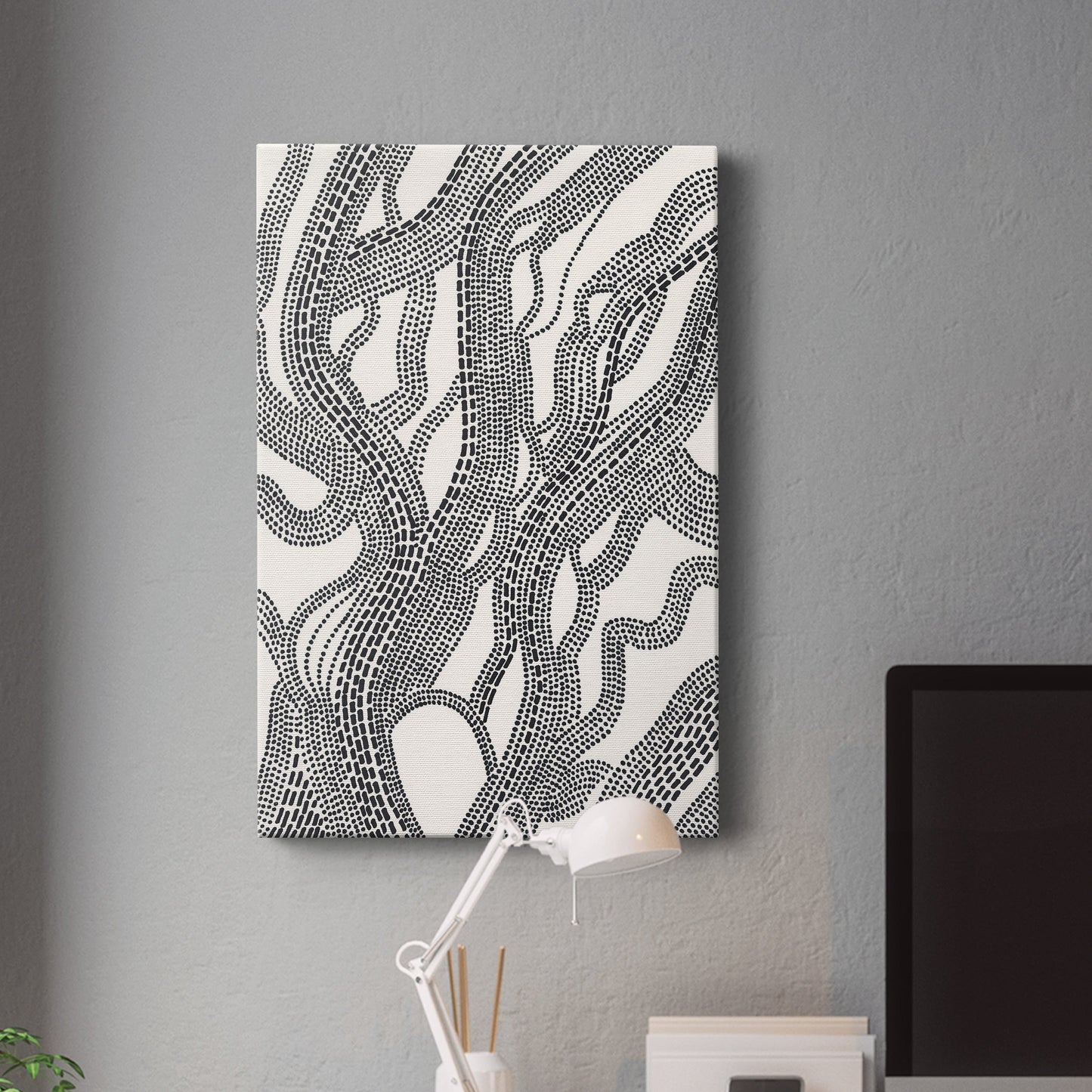 Dots and Dashes I Premium Gallery Wrapped Canvas - Ready to Hang