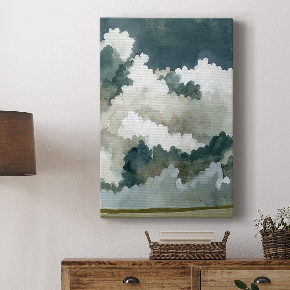 Vast Neutral Sky II Premium Gallery Wrapped Canvas - Ready to Hang