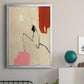 Terra Rosa Abstract II - Modern Framed Canvas Print