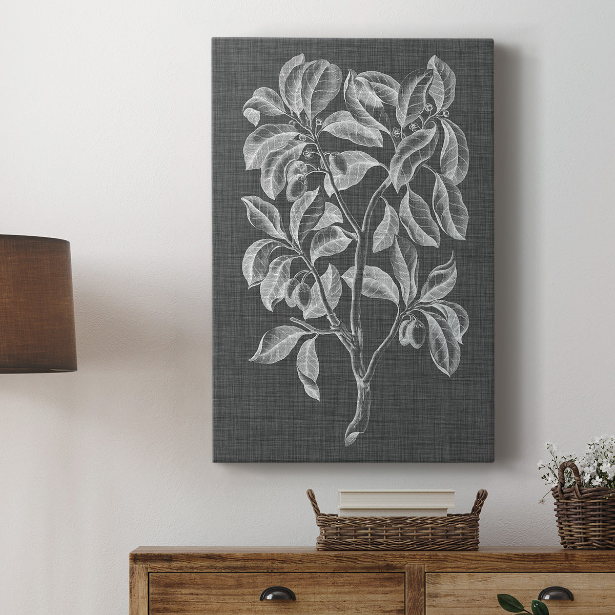 Graphic Foliage I Premium Gallery Wrapped Canvas - Ready to Hang