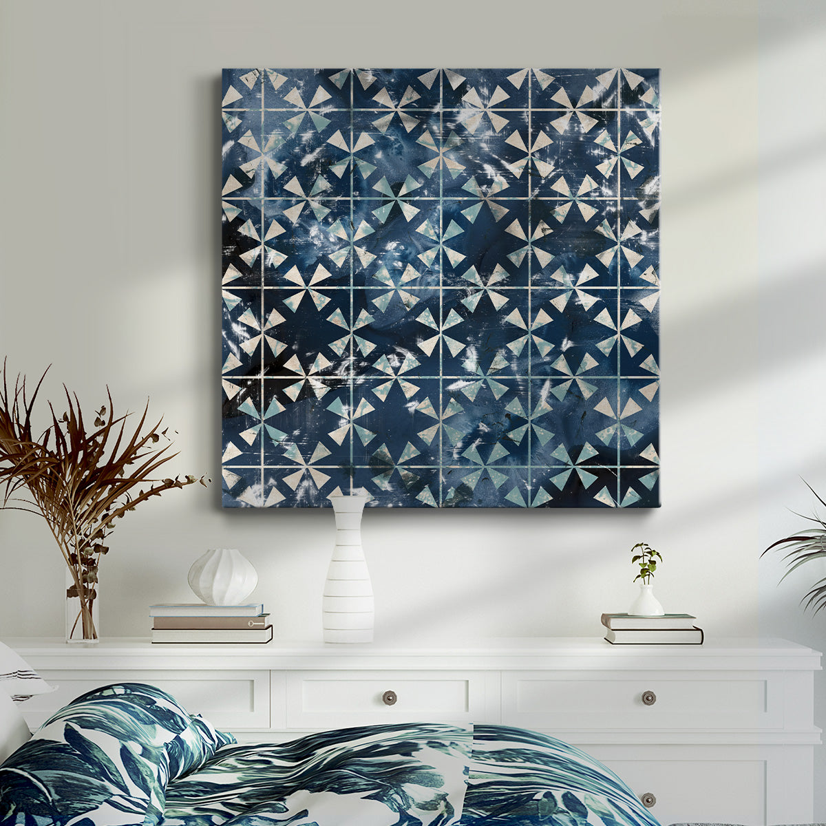 Tile-Dye III - Canvas Art Print