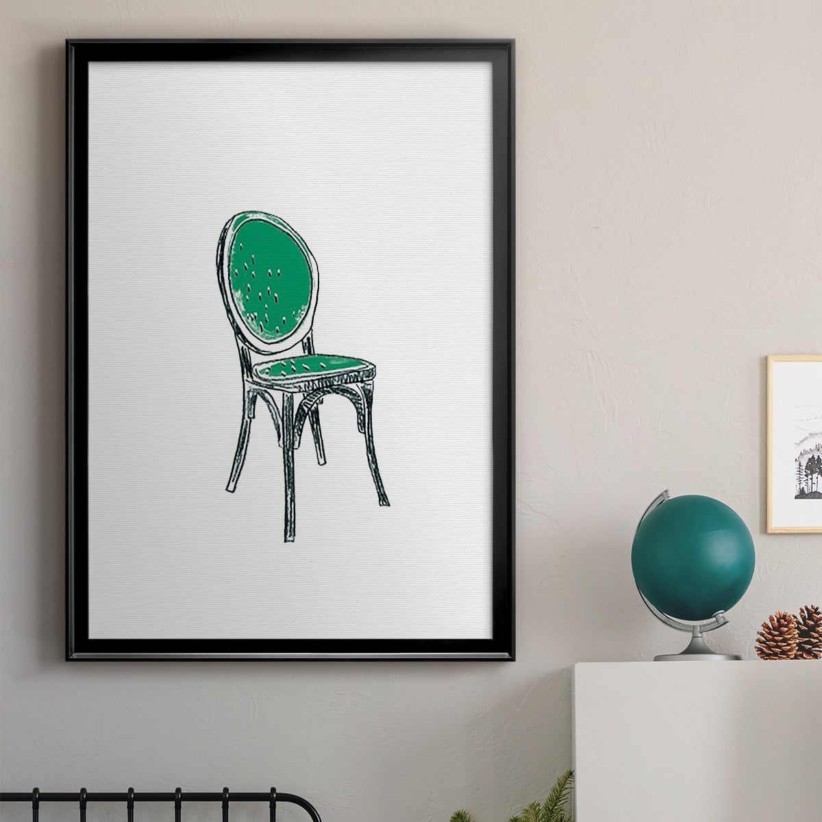 Take a Seat VIII - Modern Framed Canvas Print