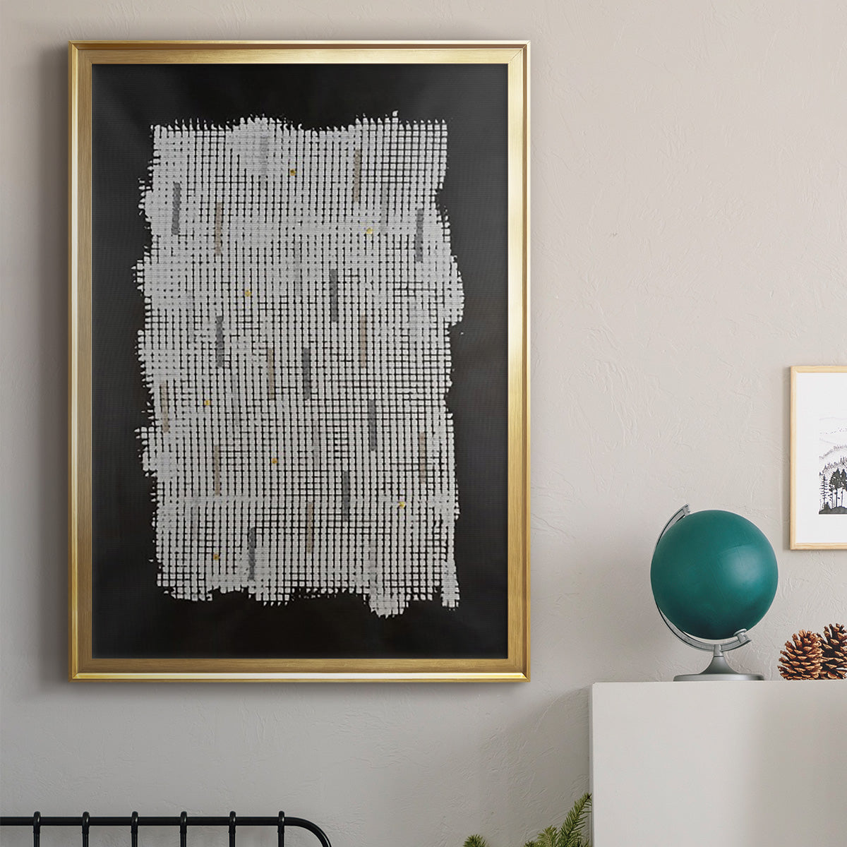 Bits & Bytes II - Modern Framed Canvas Print