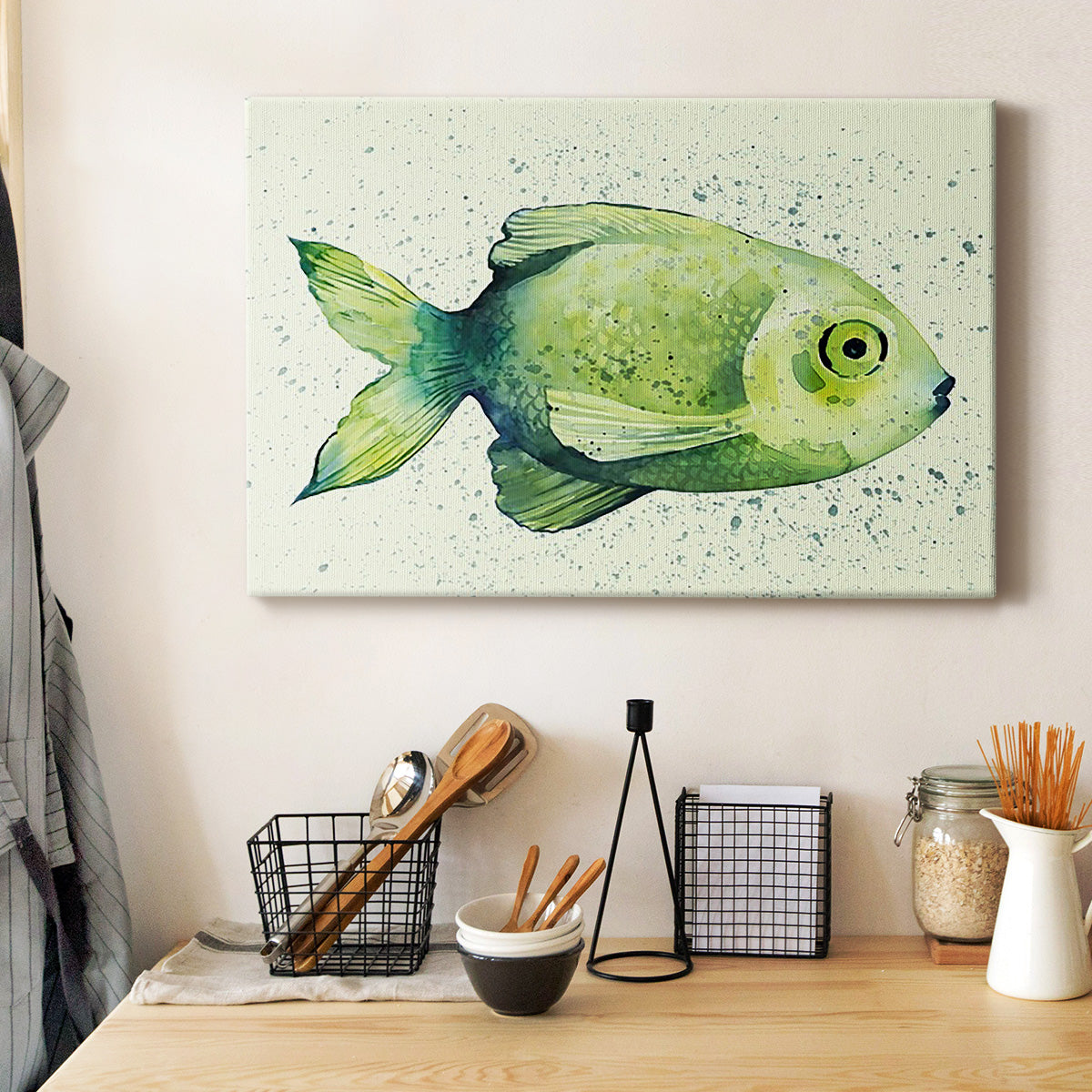 Speckled Freshwater Fish II Premium Gallery Wrapped Canvas - Ready to Hang