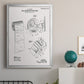 Toilet Paper Patent III - Modern Framed Canvas Print