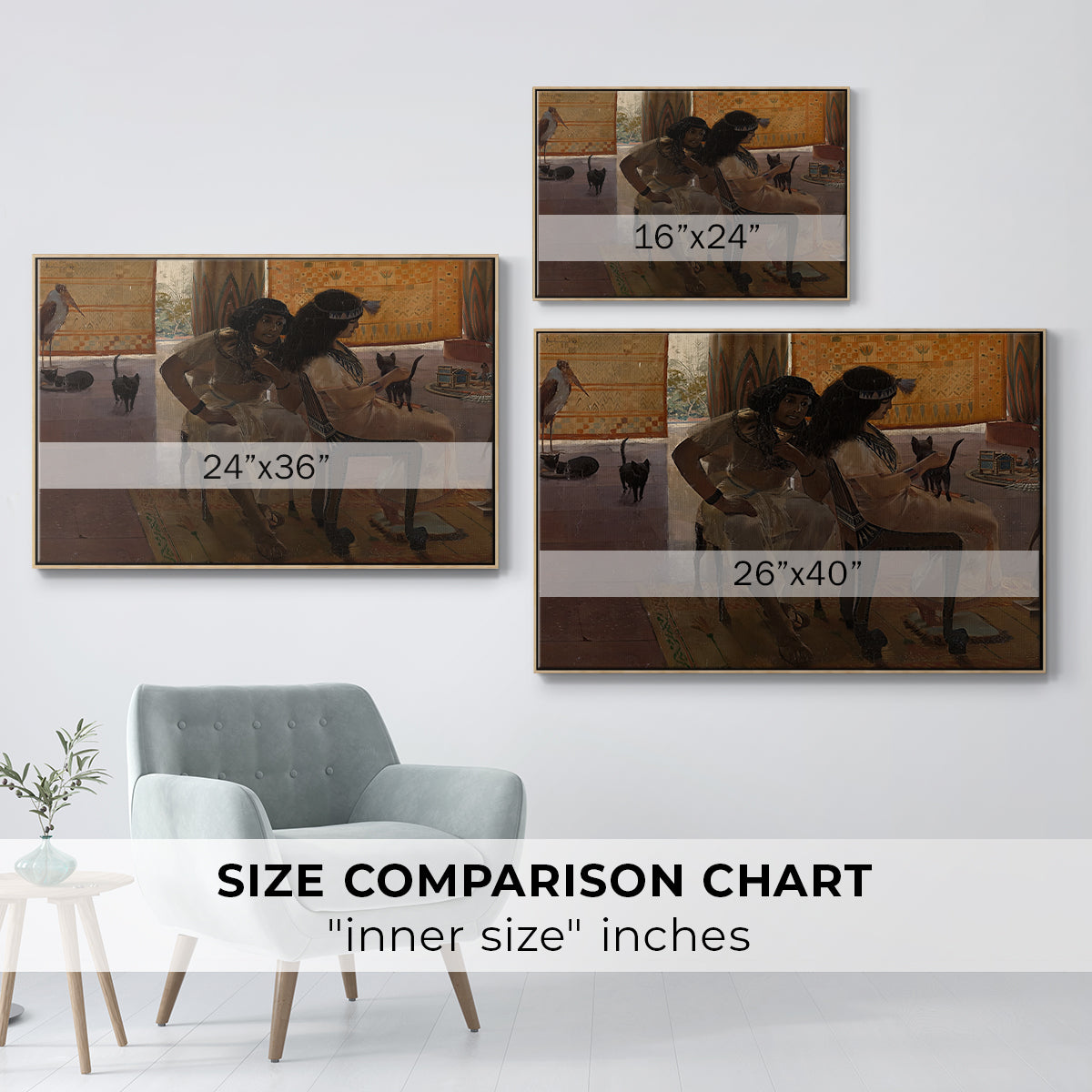 The Age of the Pharaohs, 1914 - Floater Framed Canvas Print