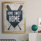 Home Sweet Home Base - Modern Framed Canvas Print