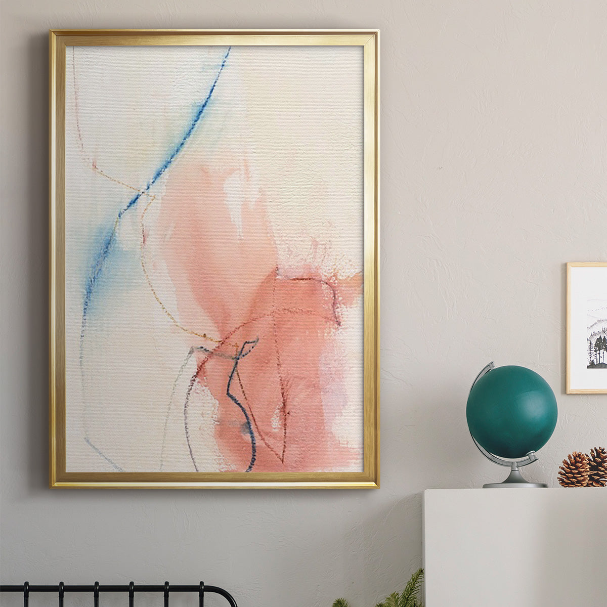 Barxan II - Modern Framed Canvas Print