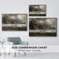 Salisbury Cathedral from the Meadows (Detail), 1831 - Floater Framed Canvas Print