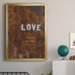 Love Never Fails I - Modern Framed Canvas Print