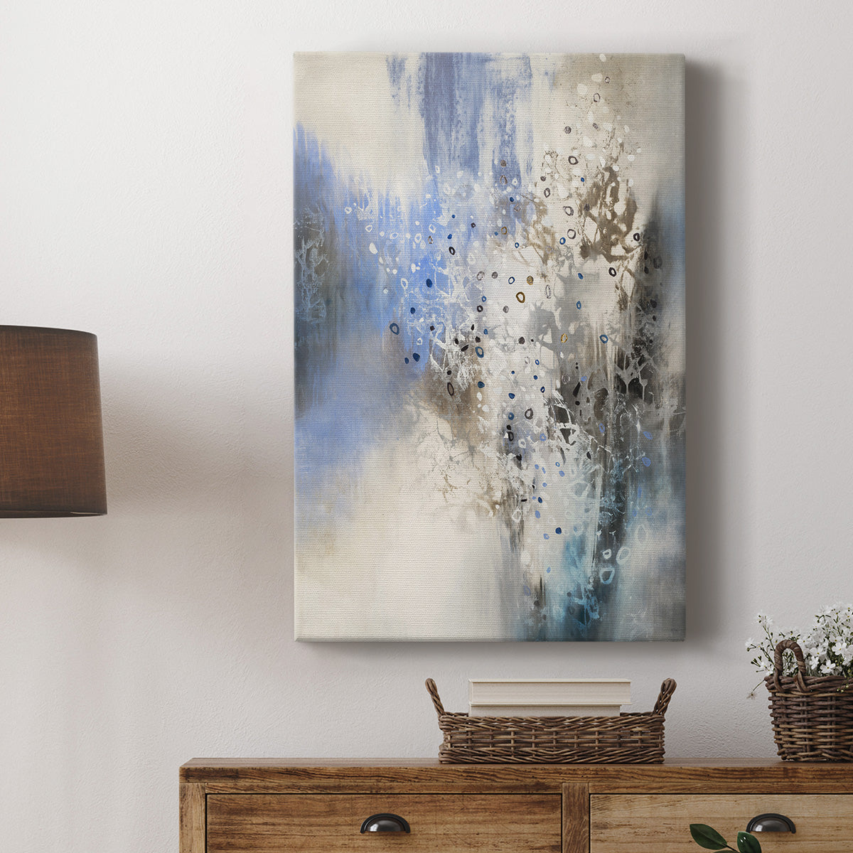 Glacier Stones Premium Gallery Wrapped Canvas - Ready to Hang