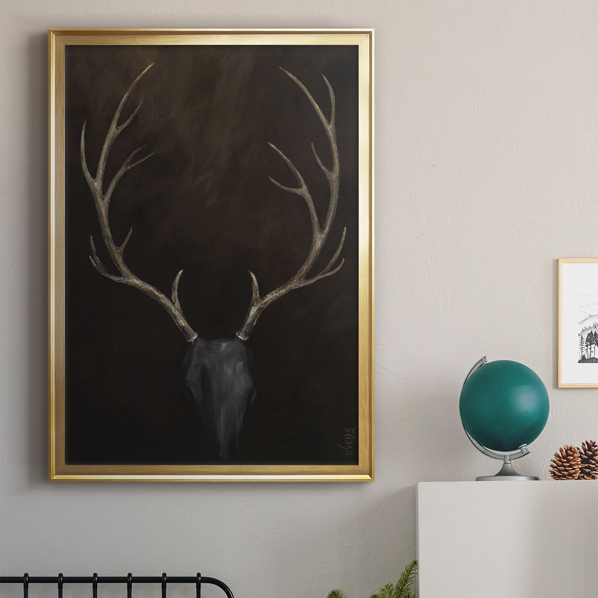 Buck - Modern Framed Canvas Print