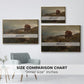 A Fisherman's Home, Lillesand, 1858 - Floater Framed Canvas Print