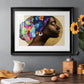 Golden Lady I Premium Framed Print - Ready to Hang