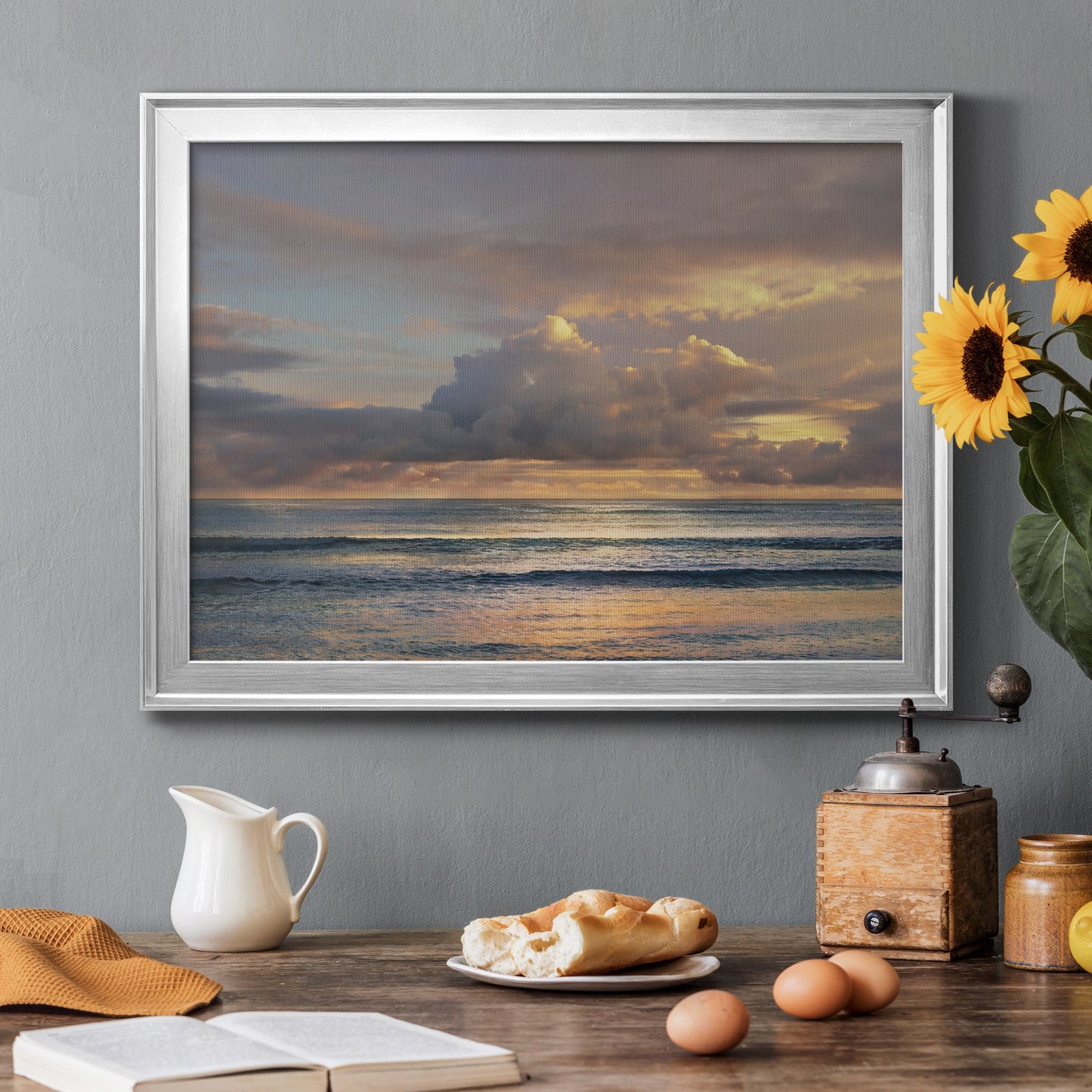 A Morning Meditation Premium Classic Framed Canvas - Ready to Hang