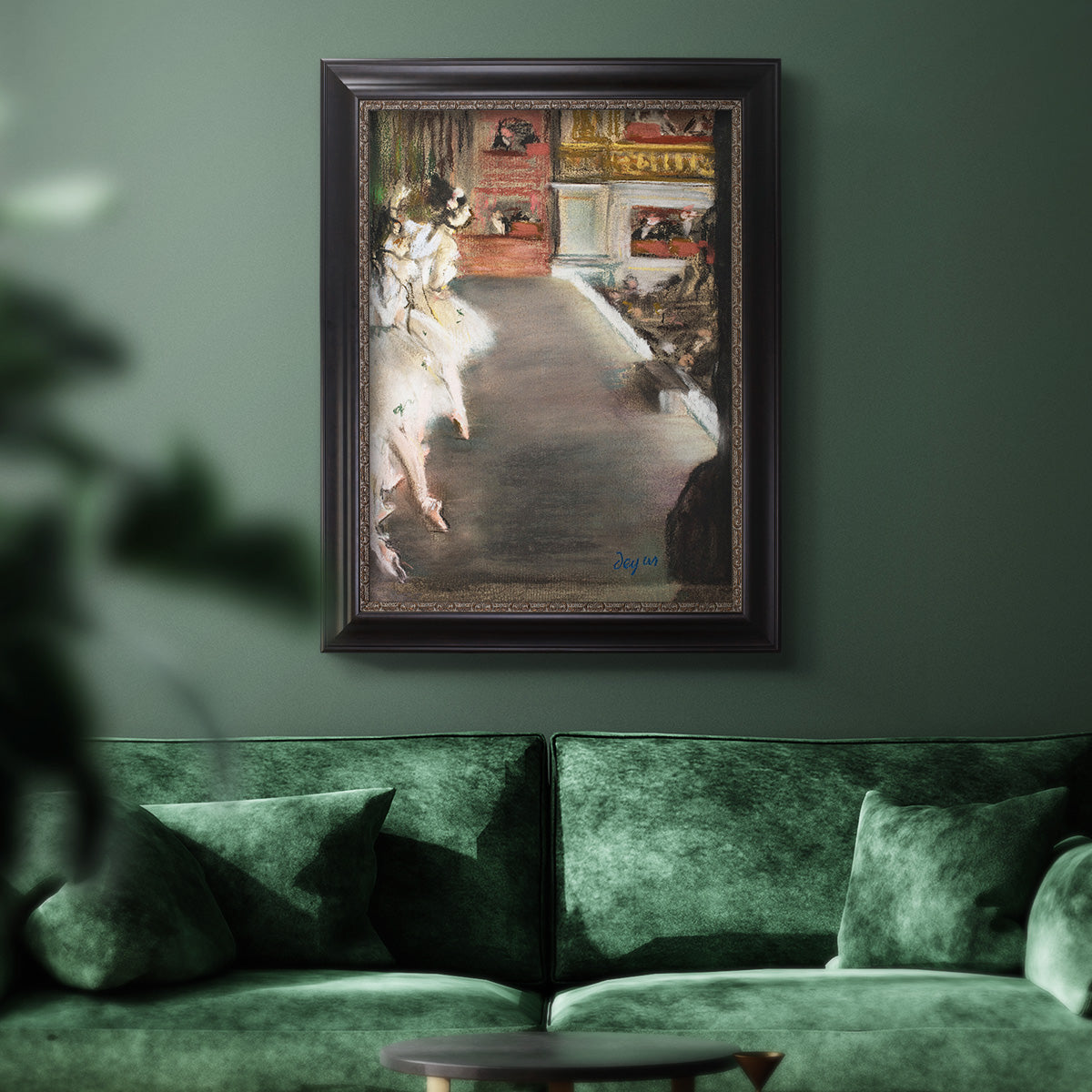 Dancers at the Old Opera House - Ornate Framed Canvas Print