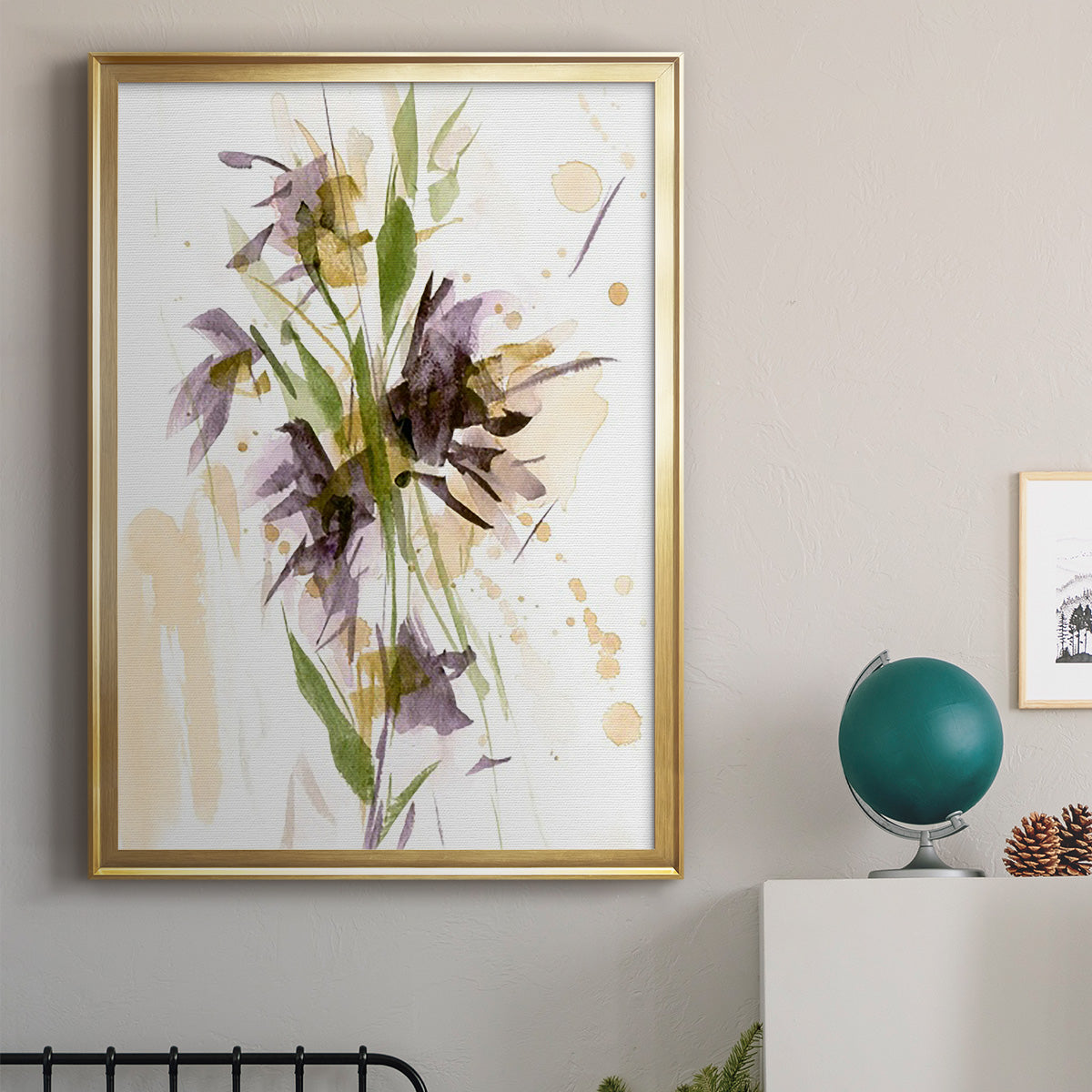 After Rain II - Modern Framed Canvas Print