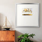 Golden Steam Ship Premium Framed Print Double Matboard