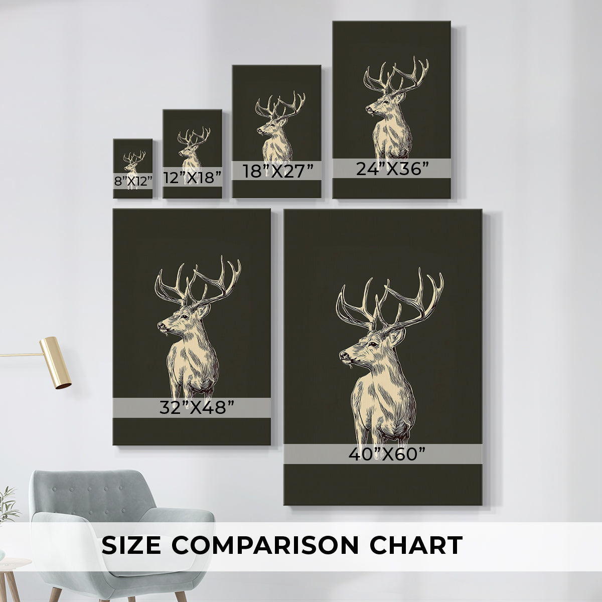 Soft Linen Carol of Pines - Canvas Art Print