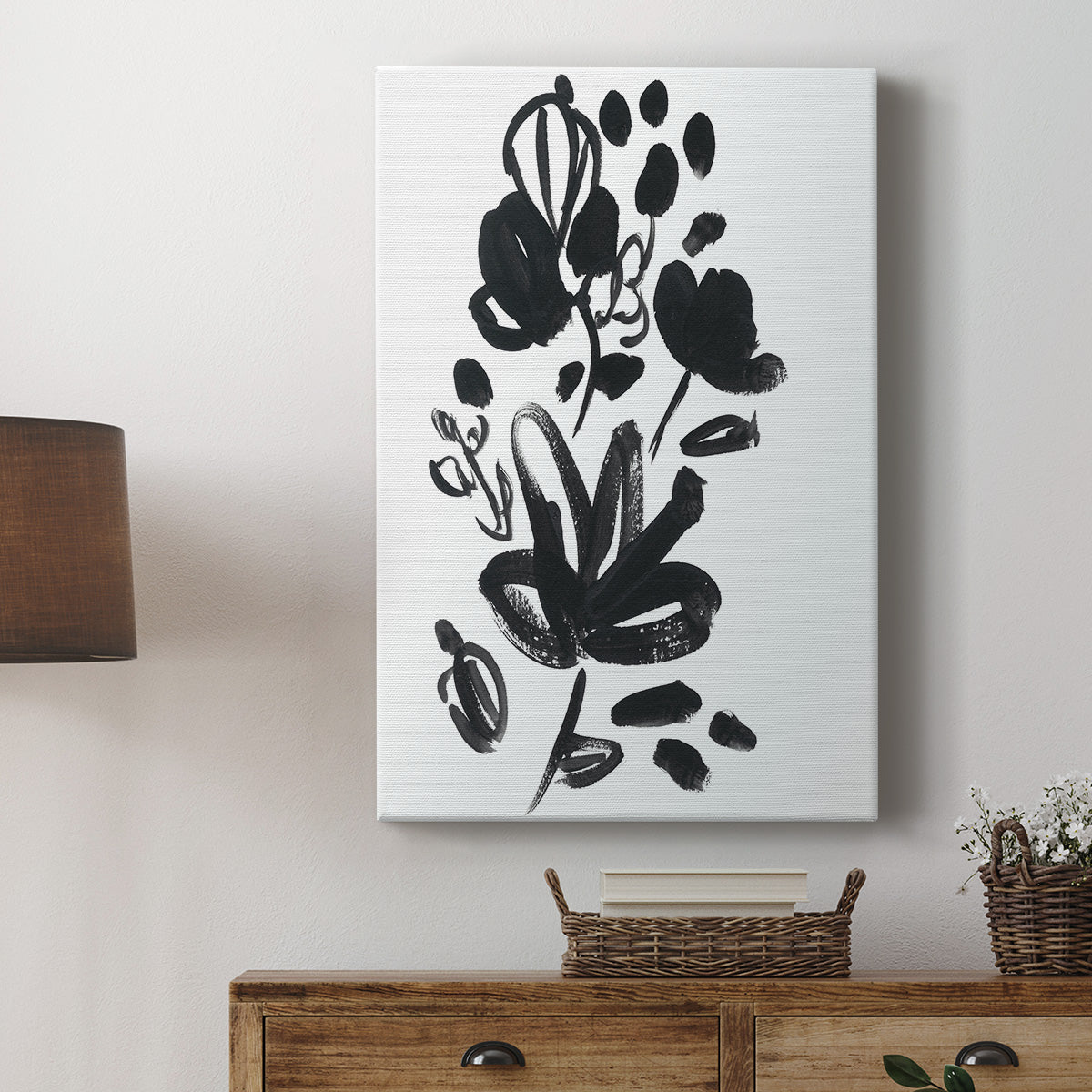 Cameo Bloom V - Canvas Art Print