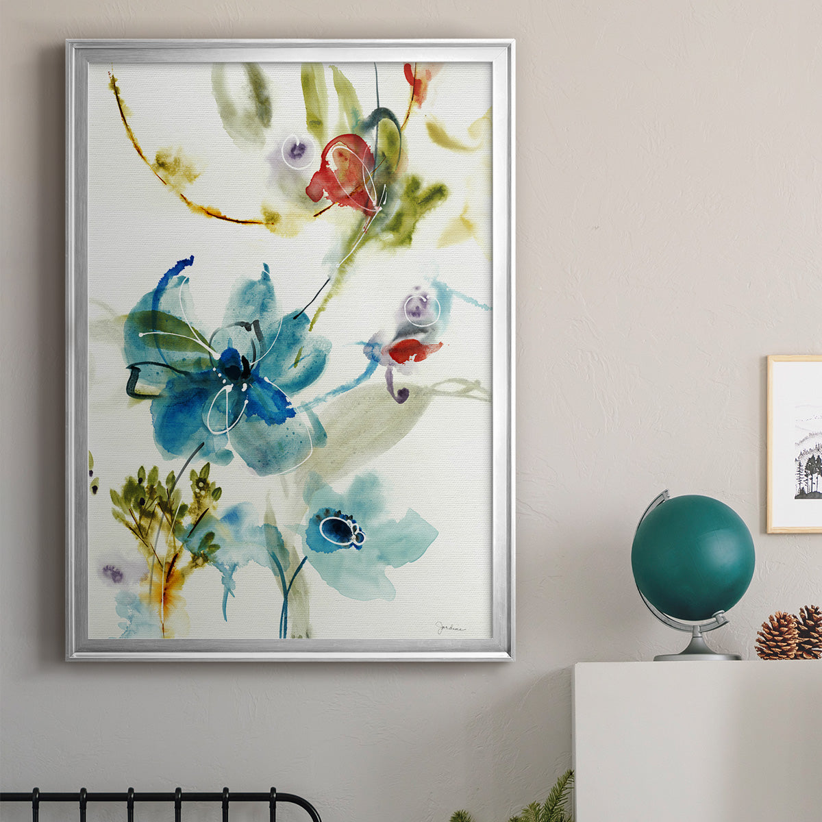 Color Of Summer I - Modern Framed Canvas Print