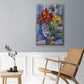 Modern Bouquet - Floater Framed Canvas Print