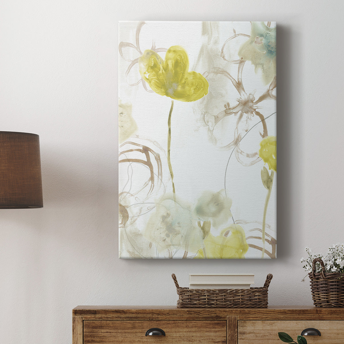 Floral Arc II - Canvas Art Print