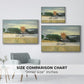 Fields of Wheat in Cagnes, 1918 - Floater Framed Canvas Print