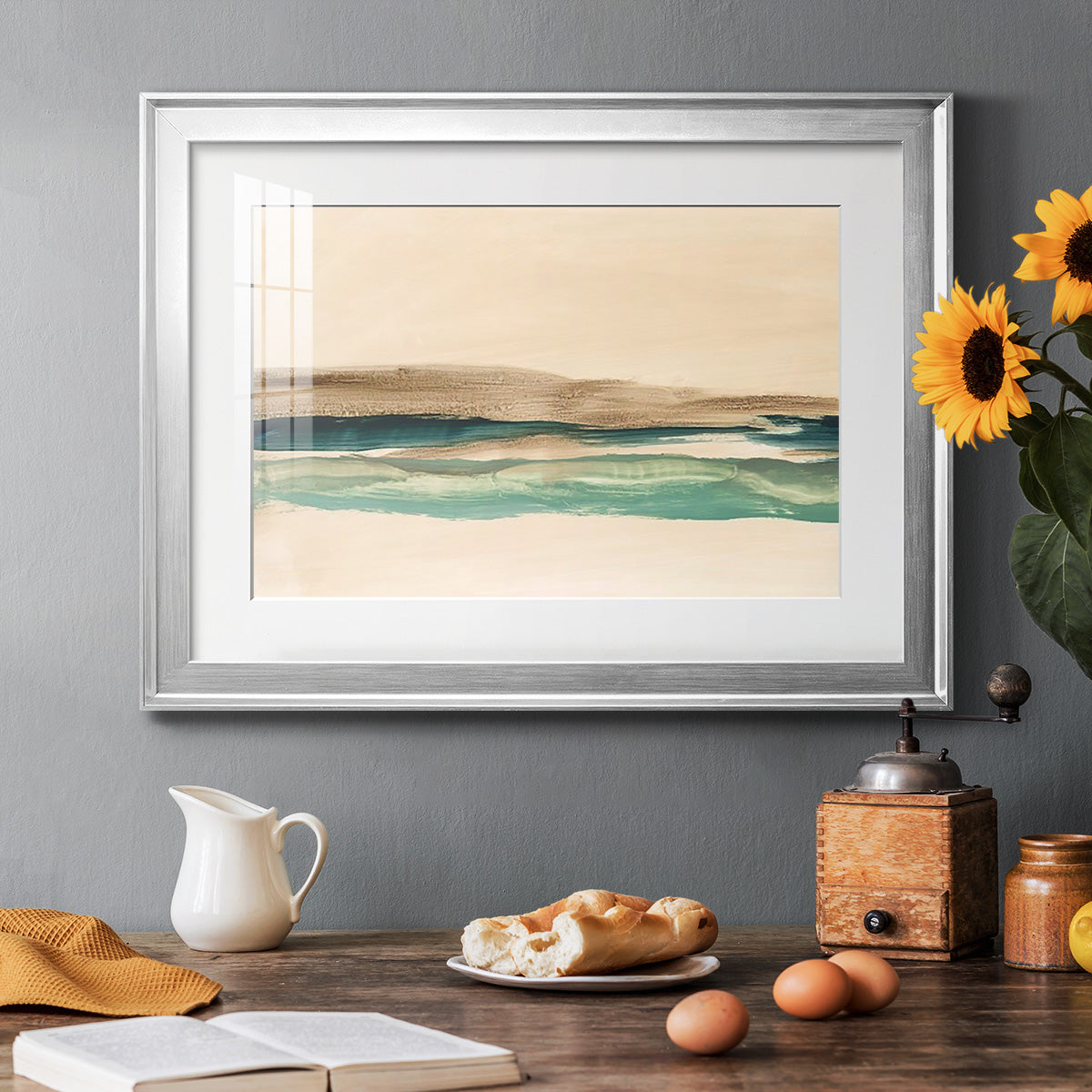 Layered Horizon I Premium Framed Print - Ready to Hang