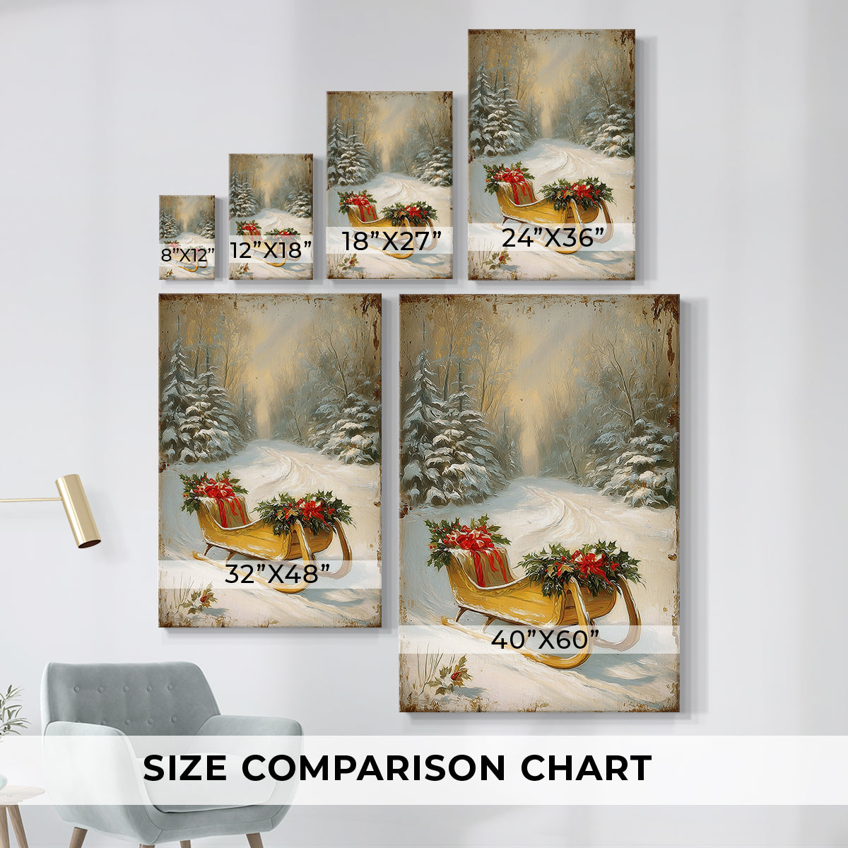Gilded Night at Midnight - Canvas Art Print