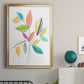 Color Pop Leaves I - Modern Framed Canvas Print