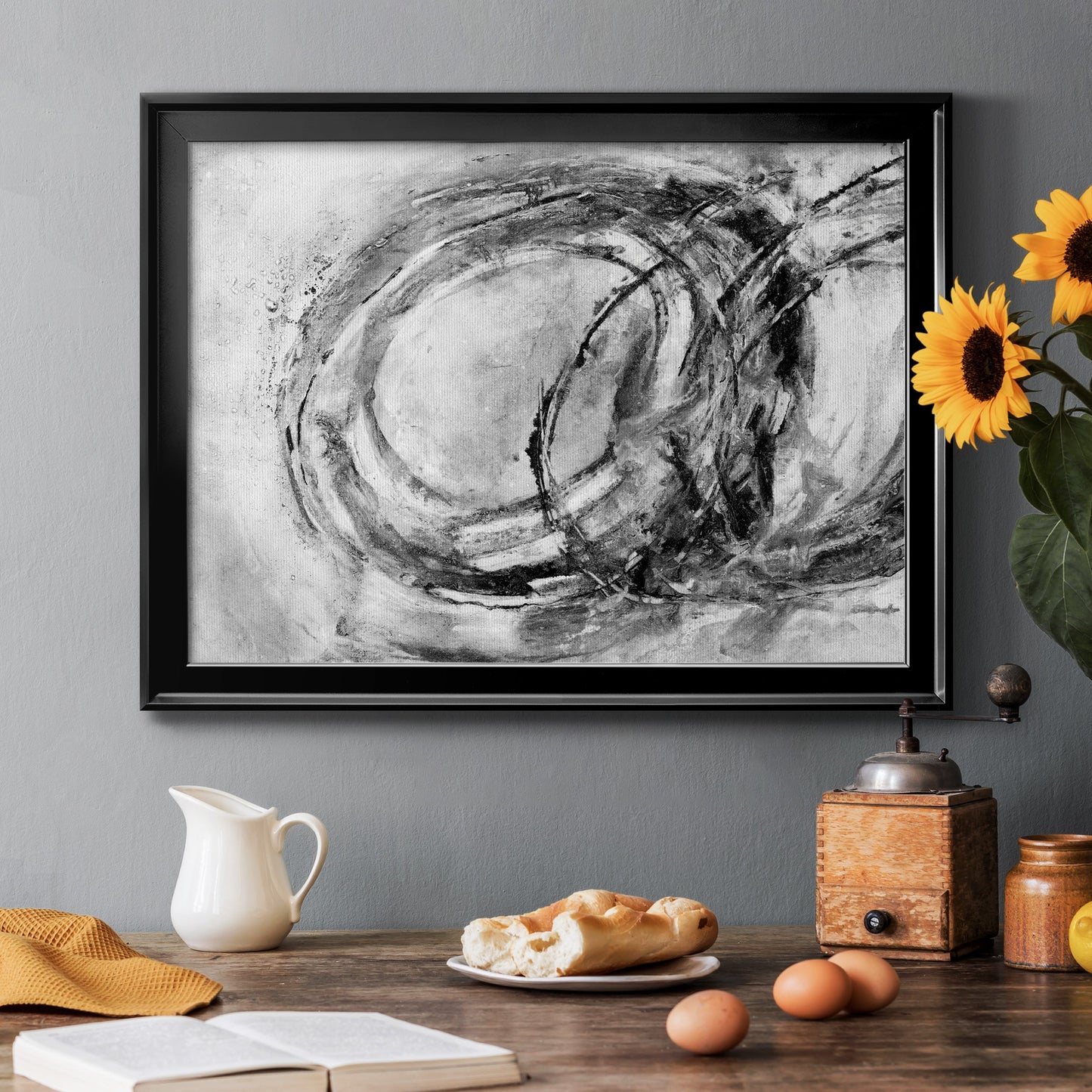 Infinity Rings I Premium Classic Framed Canvas - Ready to Hang