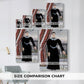Size comparison chart for canvas art prints, showing multiple size options.