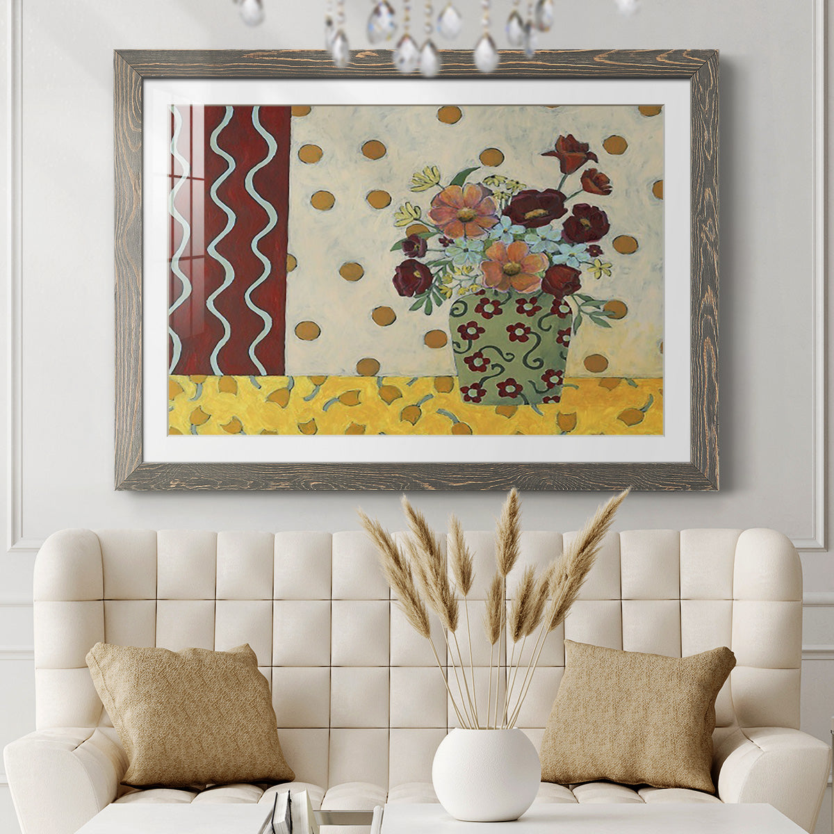 Flowerscape II-Premium Framed Print - Ready to Hang