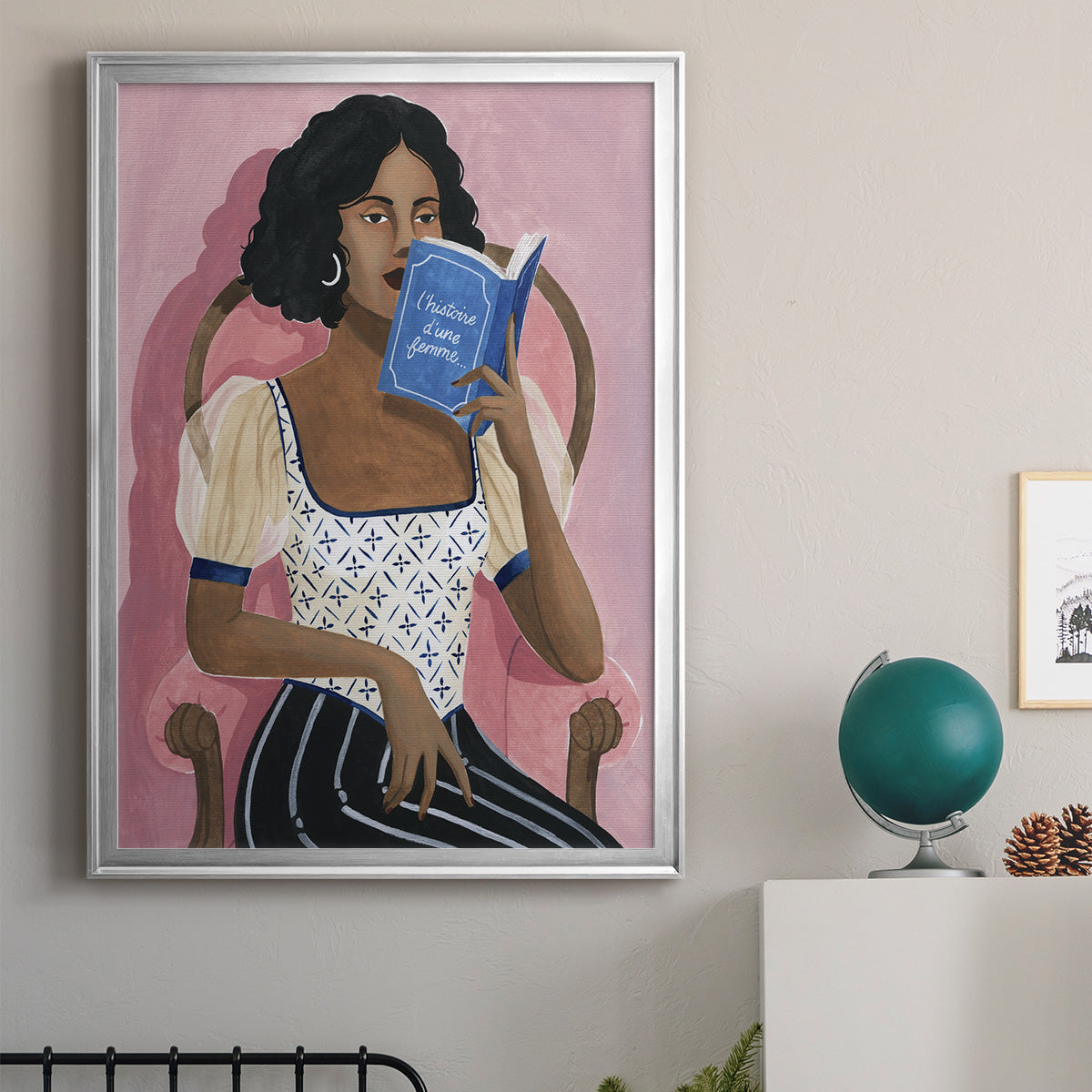 Sunday Times II - Modern Framed Canvas Print