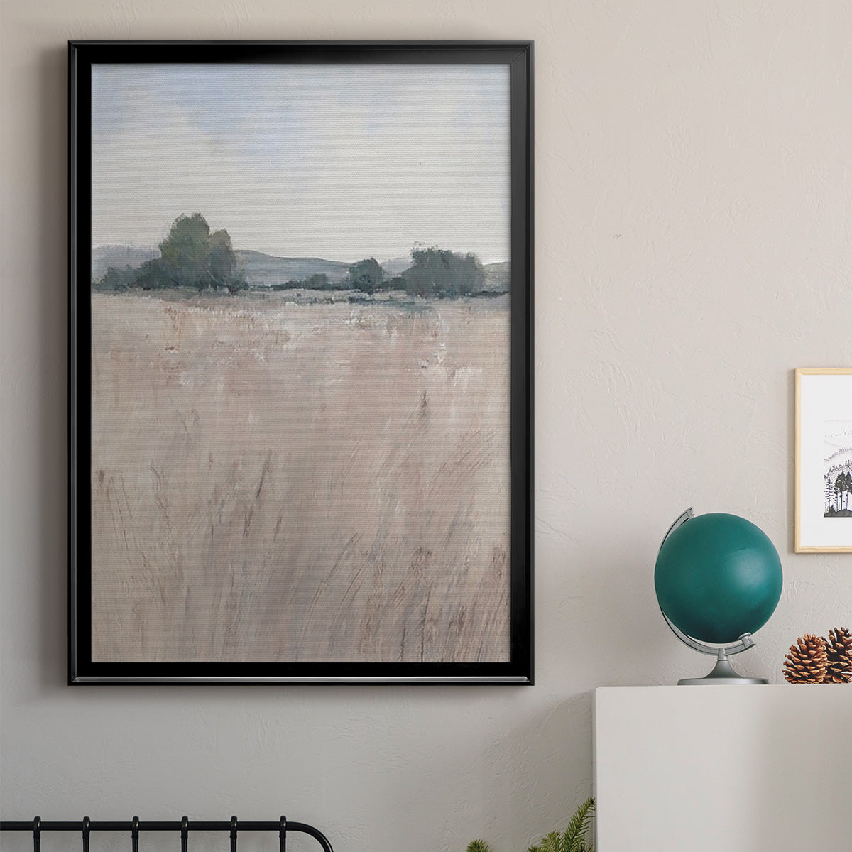 Place & Time II - Modern Framed Canvas Print