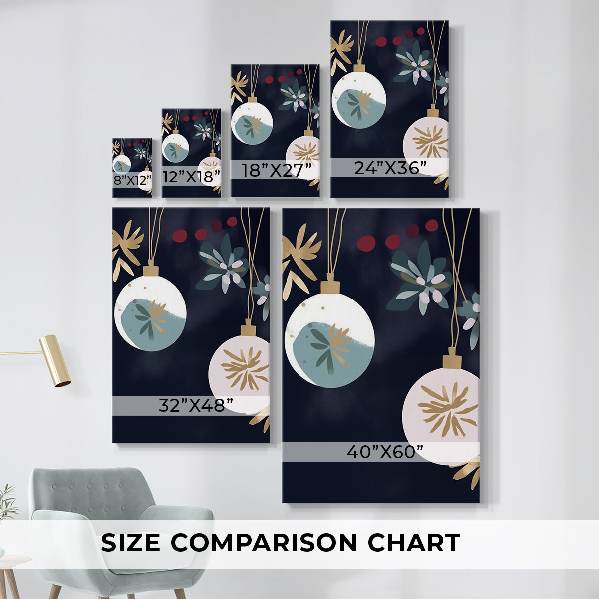 Quiet Sleigh Lane - Canvas Art Print