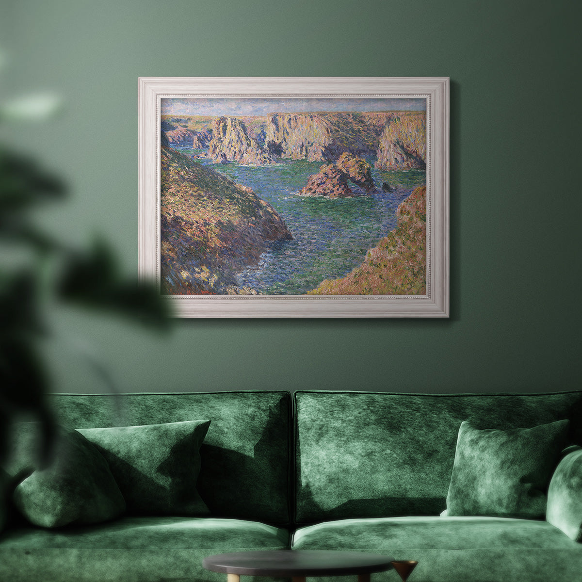 Port-Domois, Belle-Isle - Ornate Framed Canvas Print
