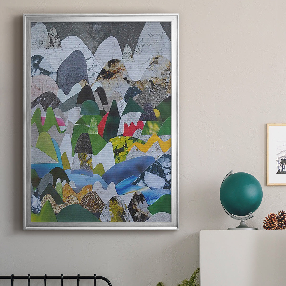 High Sierras - Modern Framed Canvas Print