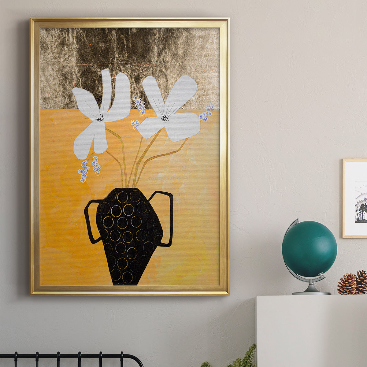 Enjoying the Company We Keep II - Modern Framed Canvas Print